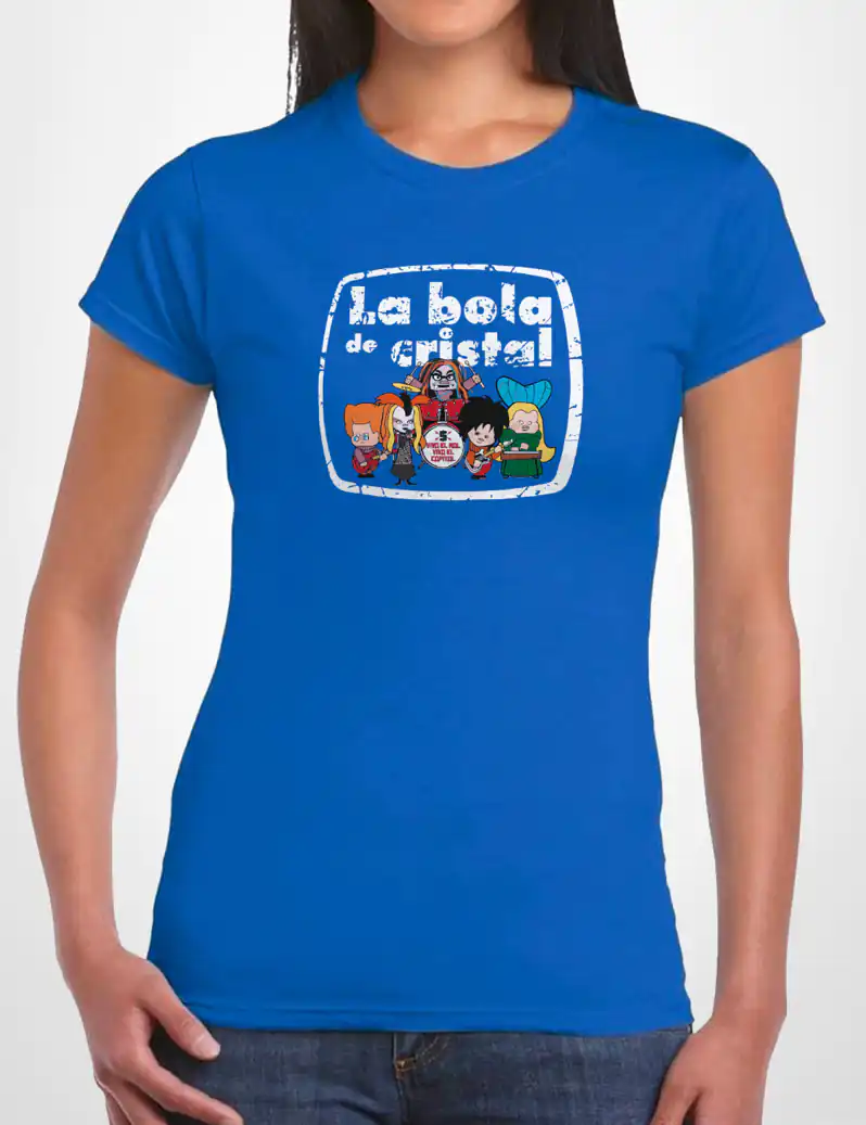 455 LA BOLA DE CRISTAL CAMISETA CHICA AZULON A