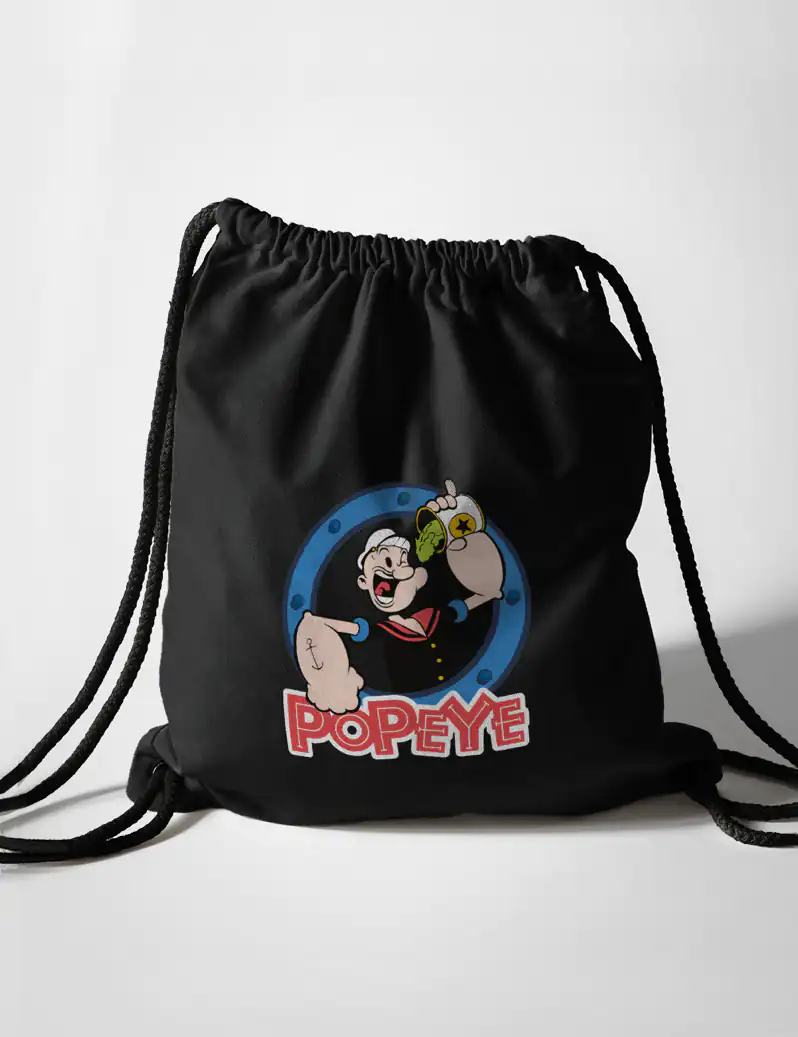 456 POPEYE 2 BOLSA MOCHILA NEGRO A