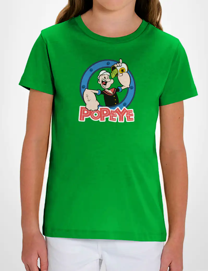 456 POPEYE 2 CAMISETA NINO VERDE B