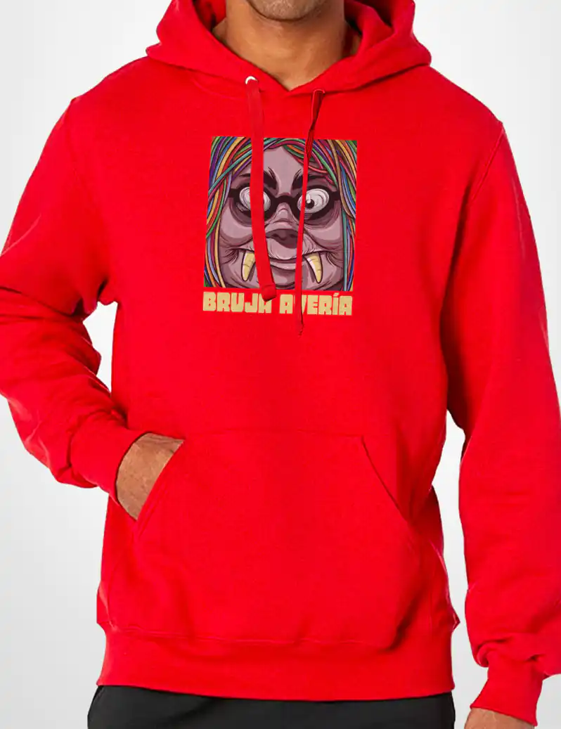 462 BRUJA AVERIA 2 SUDADERA CAPUCHA ROJO A