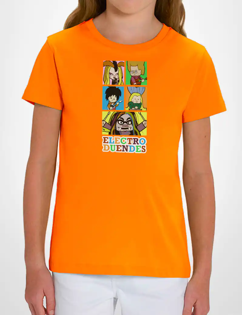 464 ELECTRODUENDES CAMISETA NINO NARANJA B