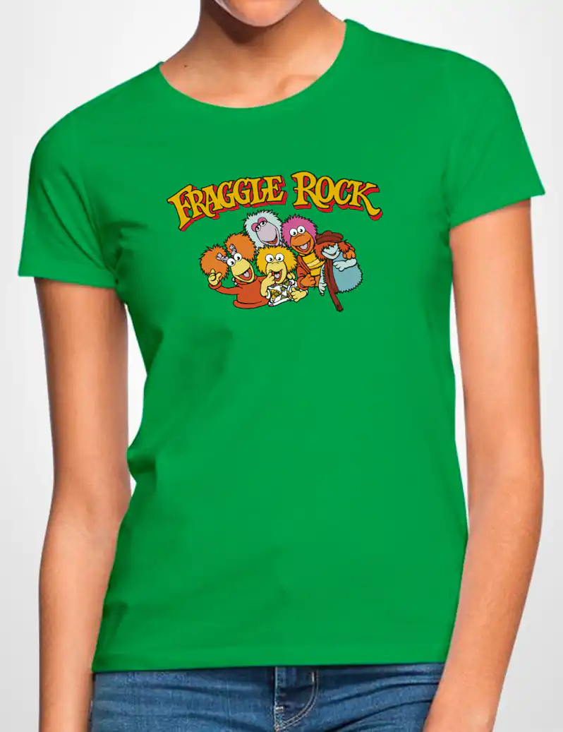 465 FRAGGLE ROCK 2 CAMISETA CHICA VERDE A