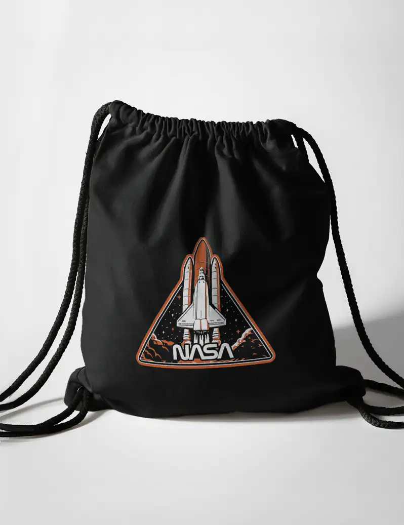 468 NASA BOLSA MOCHILA NEGRO A