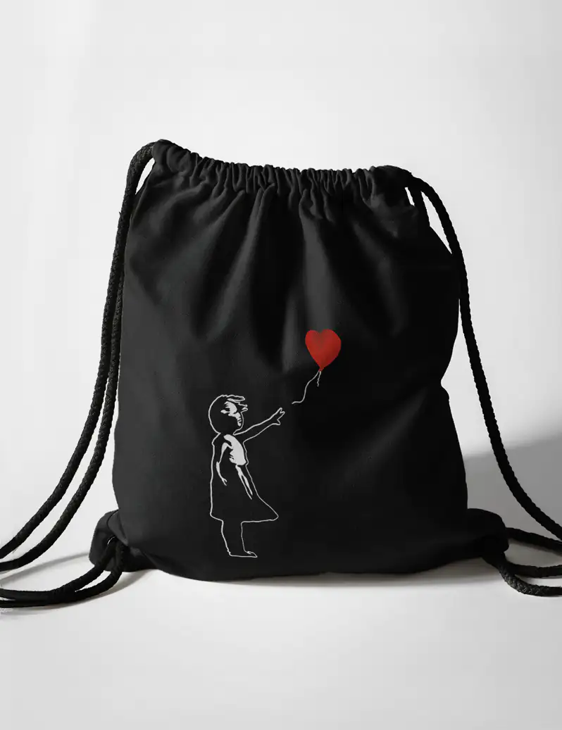 469 BANSKY 1 BOLSA MOCHILA NEGRO A