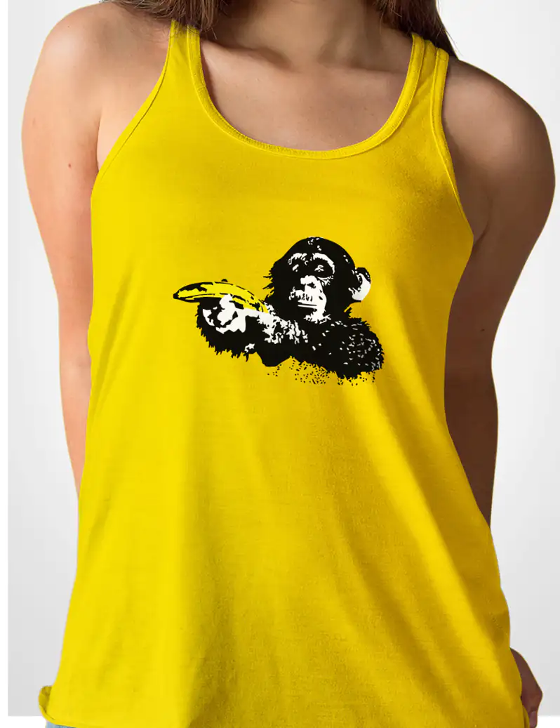 470 BANSKY 2 CAMISETA TIRANTES AMARILLO A