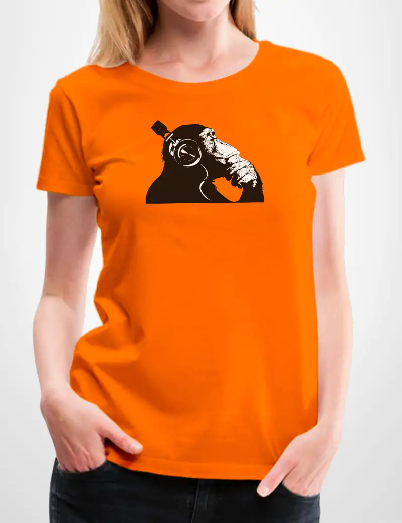471 BANSKY 3 CAMISETA CHICA NARANJA A