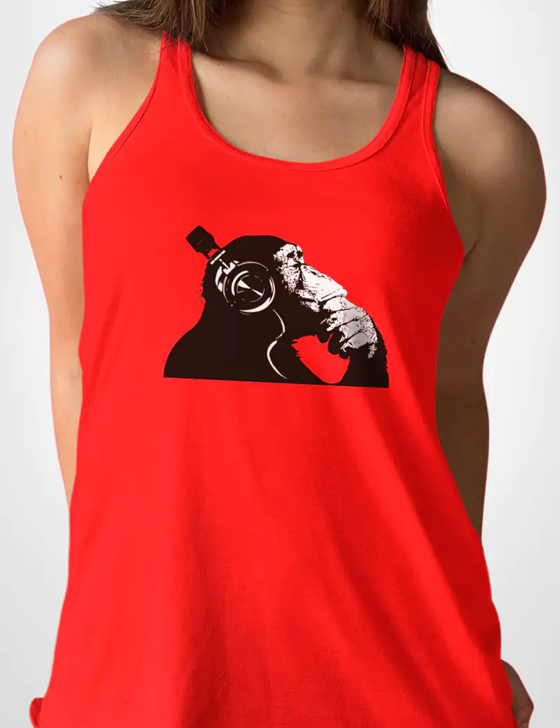 471 BANSKY 3 CAMISETA TIRANTES ROJO A