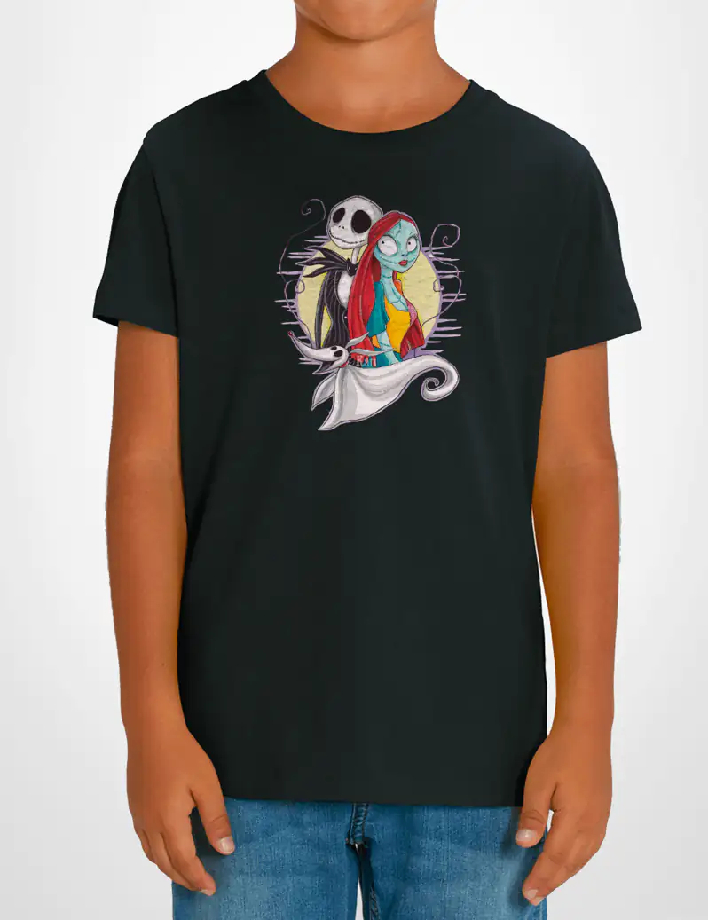 473 PESADILLA ANTES DE NAVIDAD 1 CAMISETA NINO NEGRO B