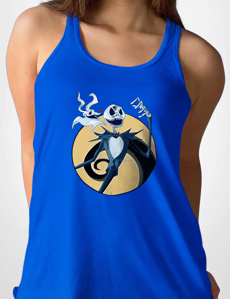 474 PESADILLA ANTES DE NAVIDAD 2 CAMISETA TIRANTES AZULON A