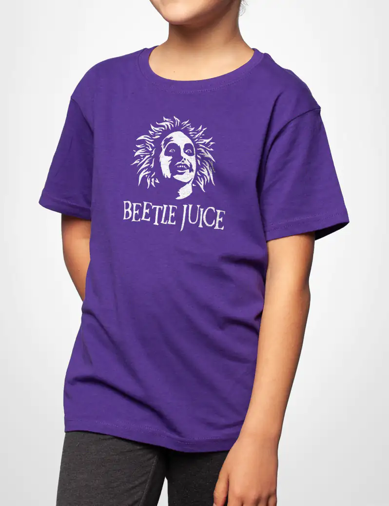 476 BEETLELJUICE 1 CAMISETA NINO MORADO B