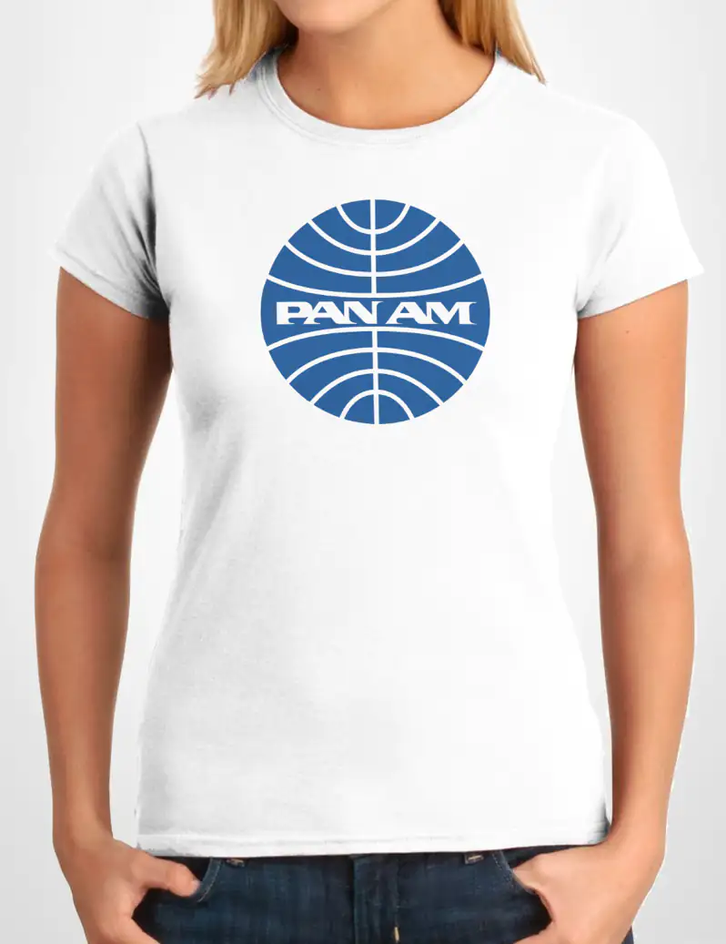 478 PAN AM CAMISETA CHICA BLANCO A