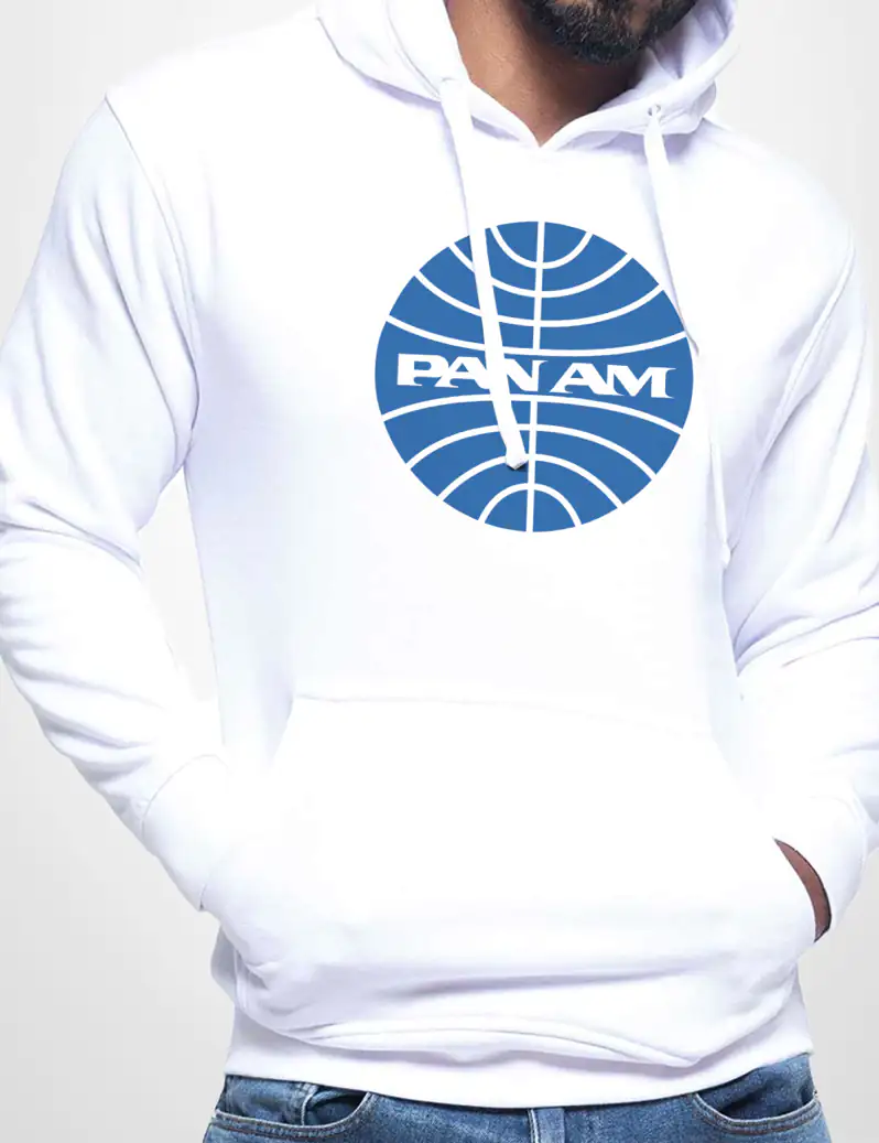 478 PAN AM SUDADERA CAPUCHA BLANCO A