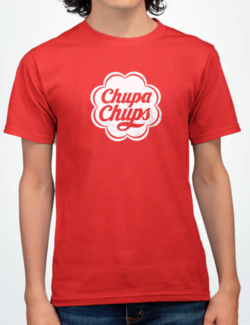481 CHUPA CHUS CAMISETA UNISEX ROJO A