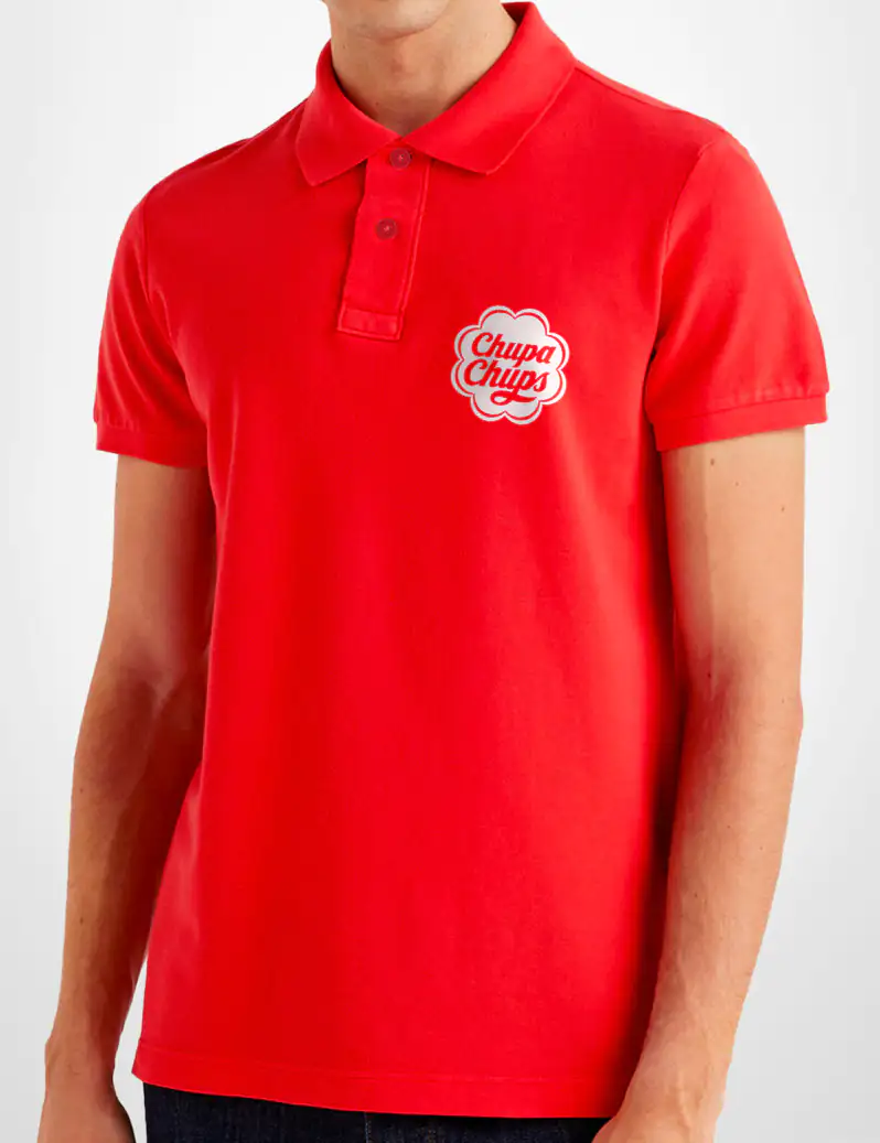 481 CHUPA CHUS POLO ROJO B