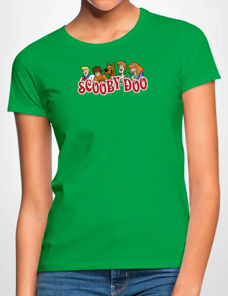 483 SCOOBY DOO 2 CAMISETA CHICA VERDE A