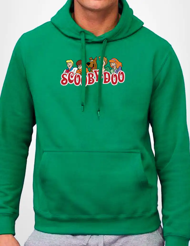 483 SCOOBY DOO 2 SUDADERA CAPUCHA VERDE A