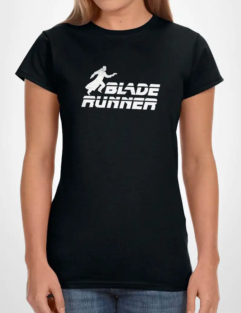 485 BLADE RUNNER CAMISETA CHICA NEGRO A
