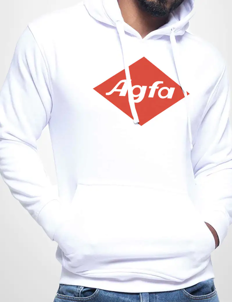 486 AGFA SUDADERA CAPUCHA BLANCO A