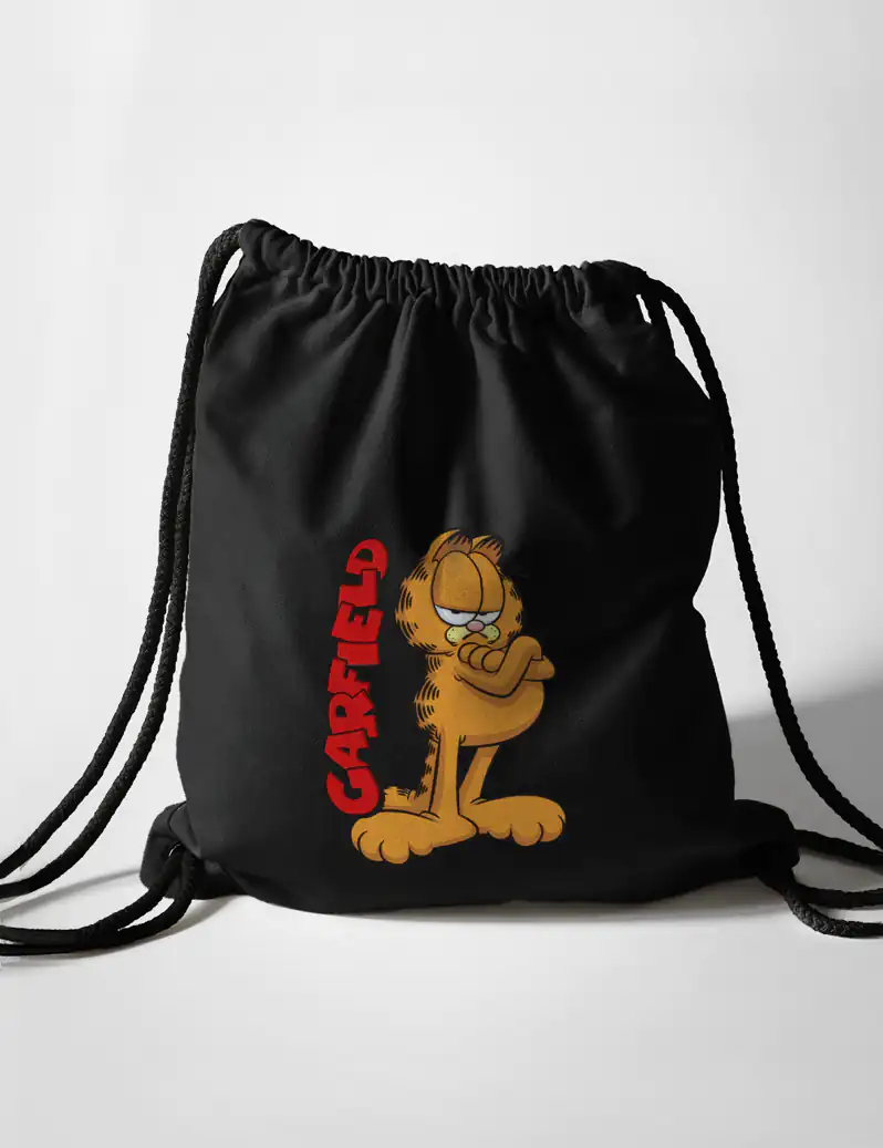 488 GARFIELD 3 BOLSA MOCHILA NEGRO A