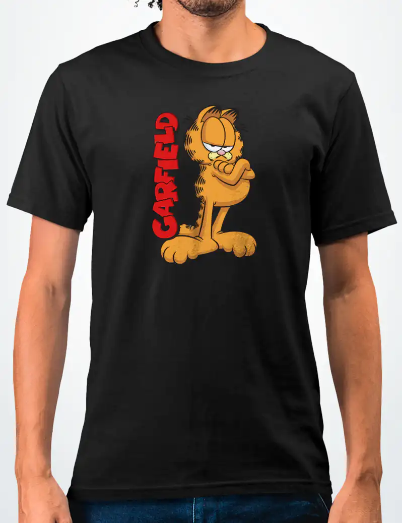 488 GARFIELD 3 CAMISETA UNISEX NEGRO A