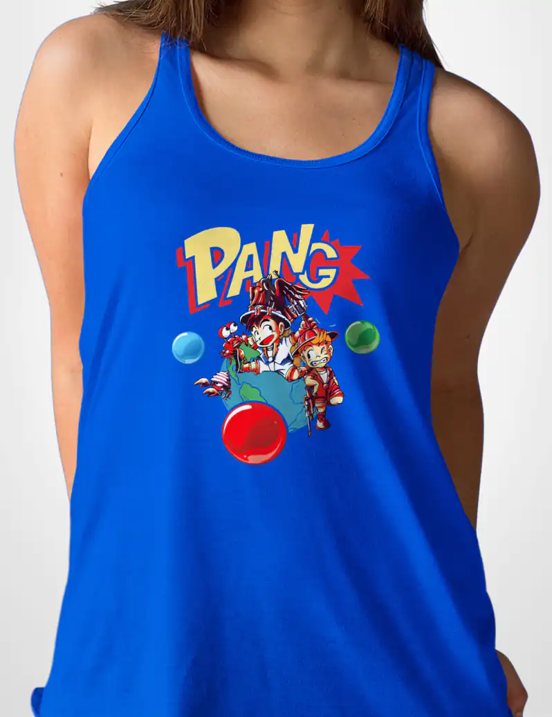 490 PANG CAMISETA TIRANTES AZULON A