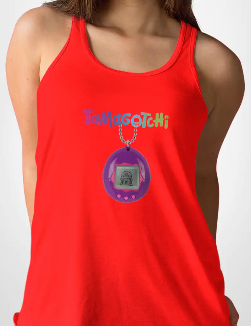 491 TAMAGOTCHI CAMISETA TIRANTES ROJO A