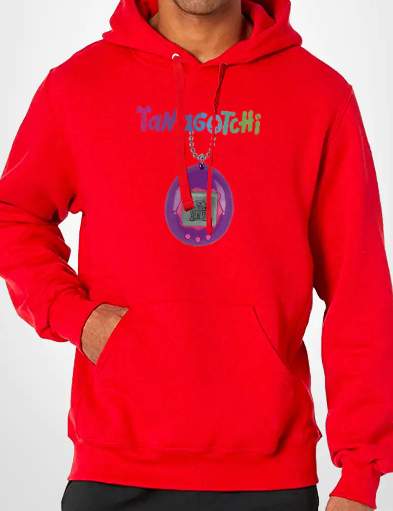 491 TAMAGOTCHI SUDADERA CAPUCHA ROJO A