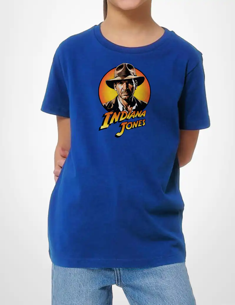 493 INDIANA JONES CAMISETA NINO AZULON B