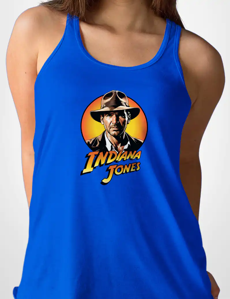 493 INDIANA JONES CAMISETA TIRANTES AZULON A