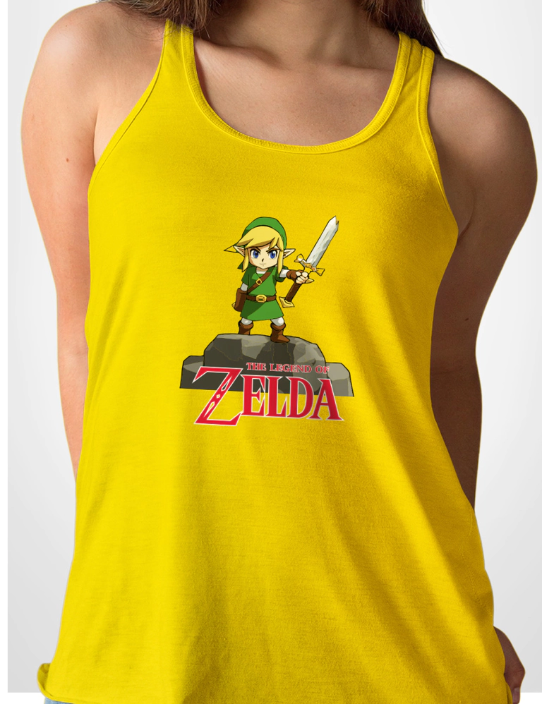 493 ZELDA CAMISETA TIRANTES AMARILLO A