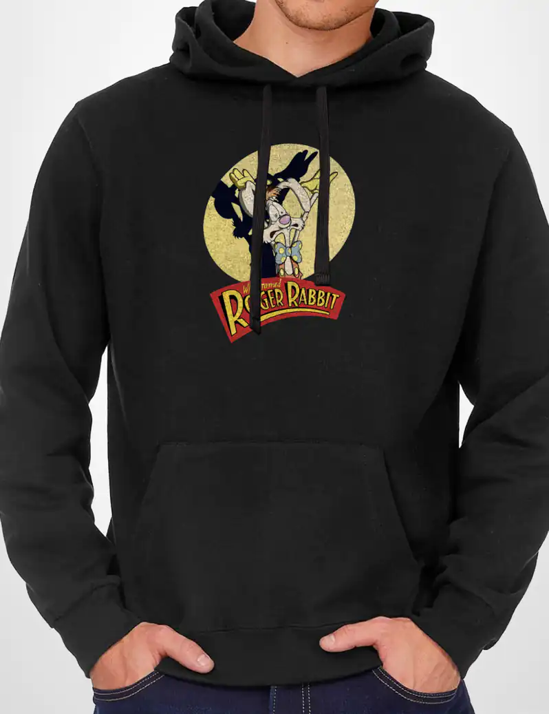 494 ROGER RABBIT SUDADERA CAPUCHA NEGRO A