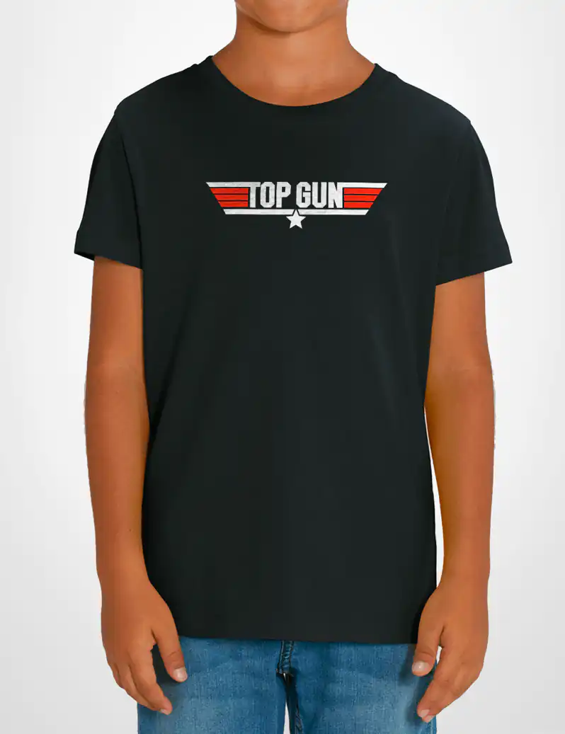 494 TOP GUN CAMISETA NINO NEGRO B
