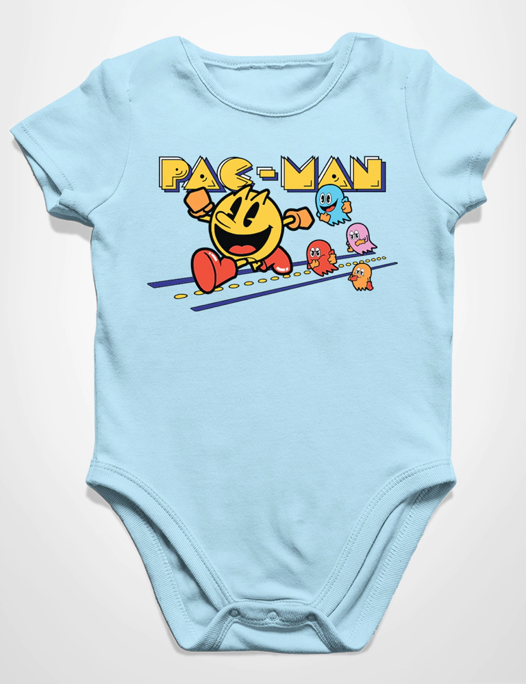 498 PACMAN 3 BODY BEBE AZULITO A