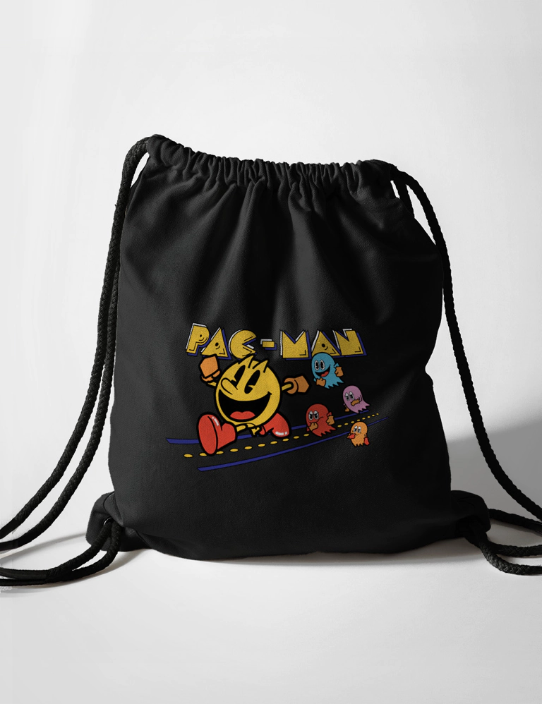 498 PACMAN 3 BOLSA MOCHILA NEGRO A