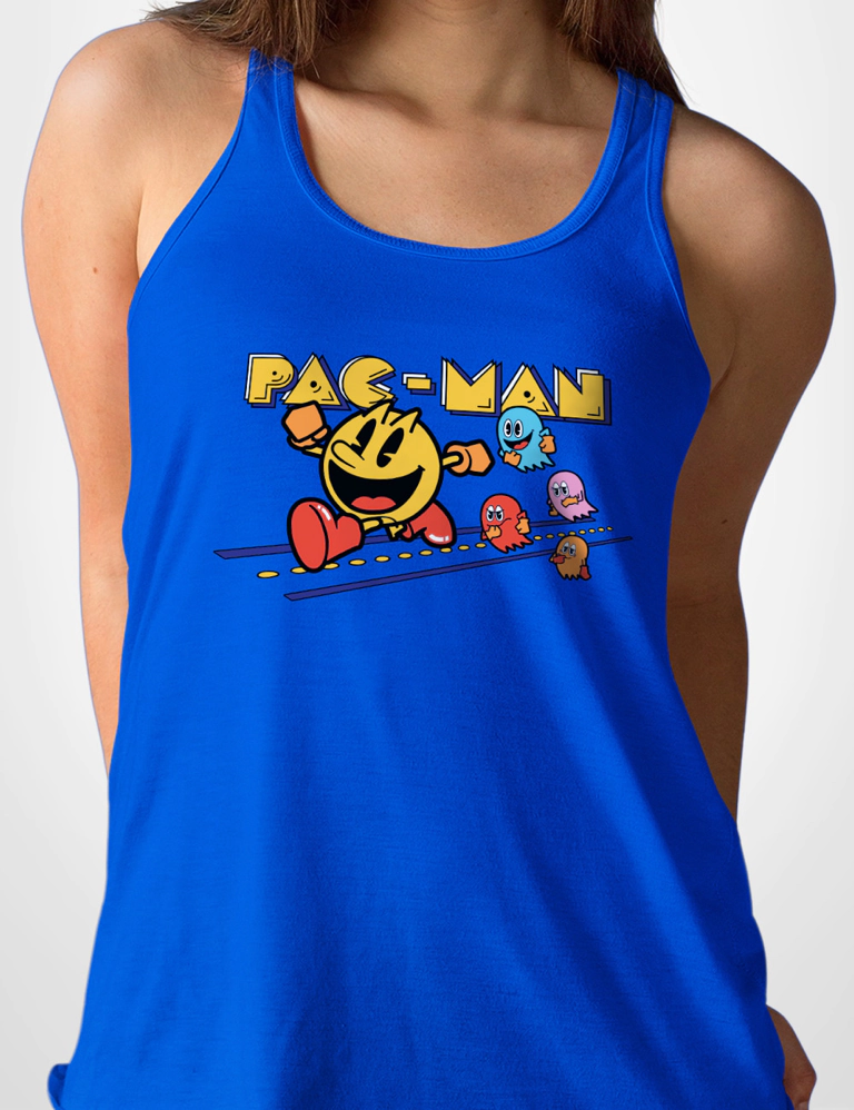 498 PACMAN 3 CAMISETA TIRANTES AZULON A