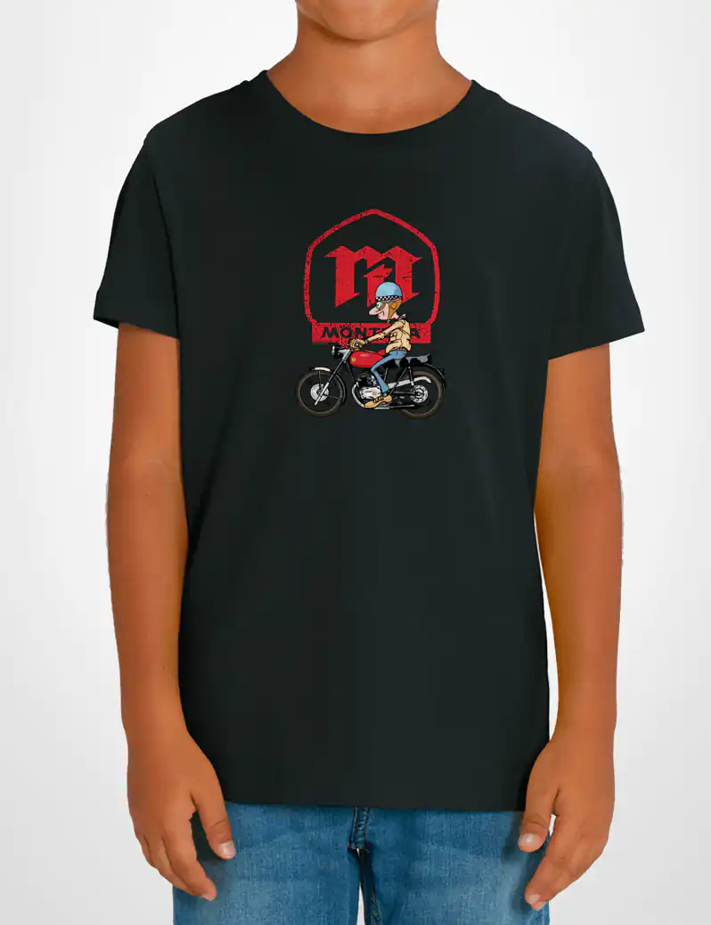 502 MONTESA CAMISETA NINO NEGRO B