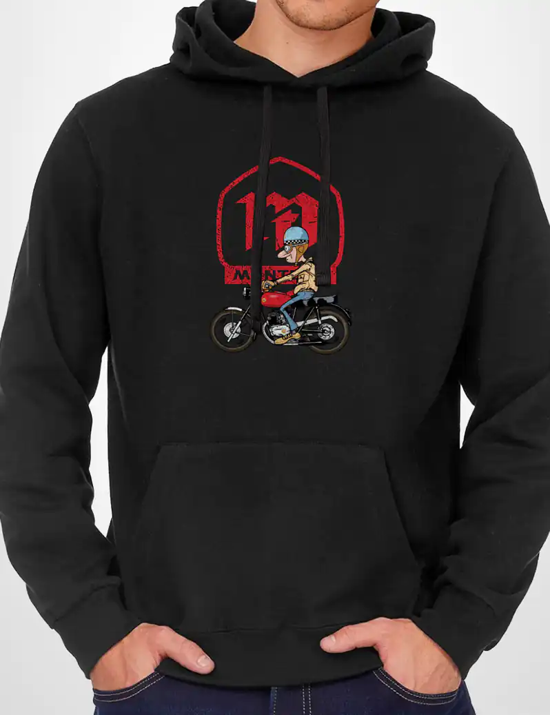 502 MONTESA SUDADERA CAPUCHA NEGRO A