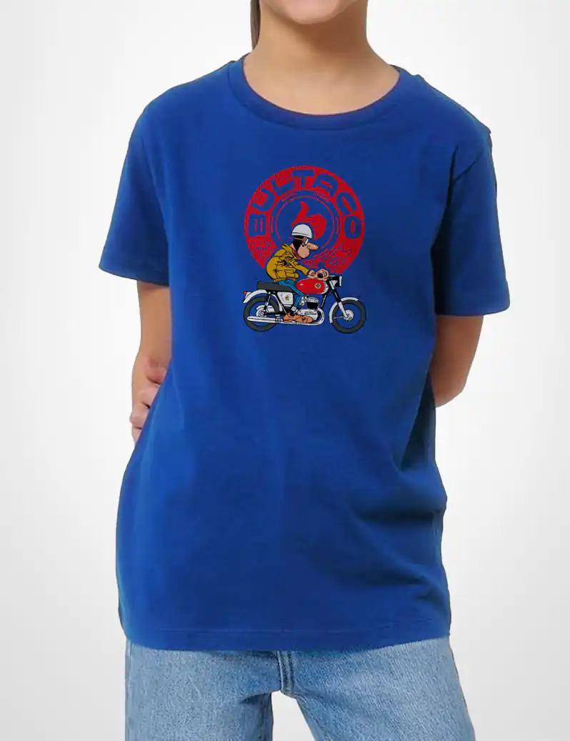 507 BULTACO CAMISETA NINO AZULON B
