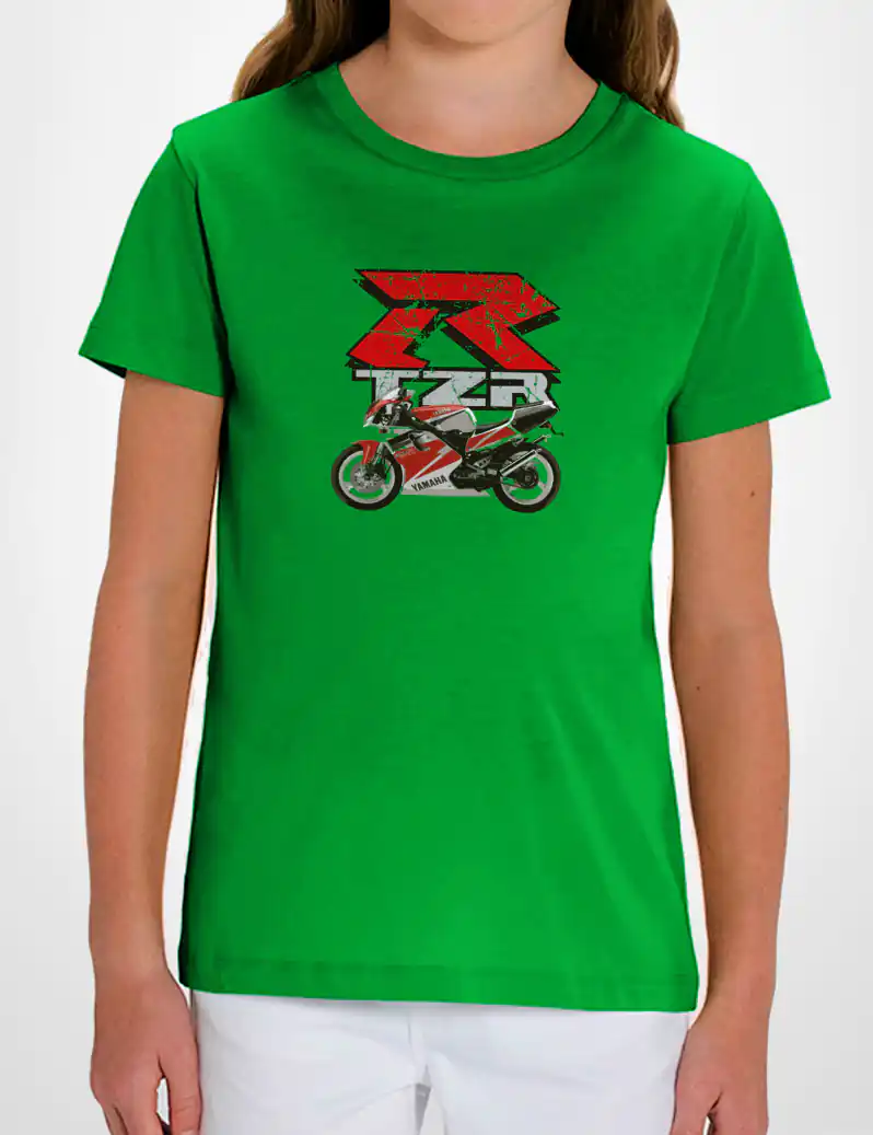 508 YAMAHA TZR CAMISETA NINO VERDE B