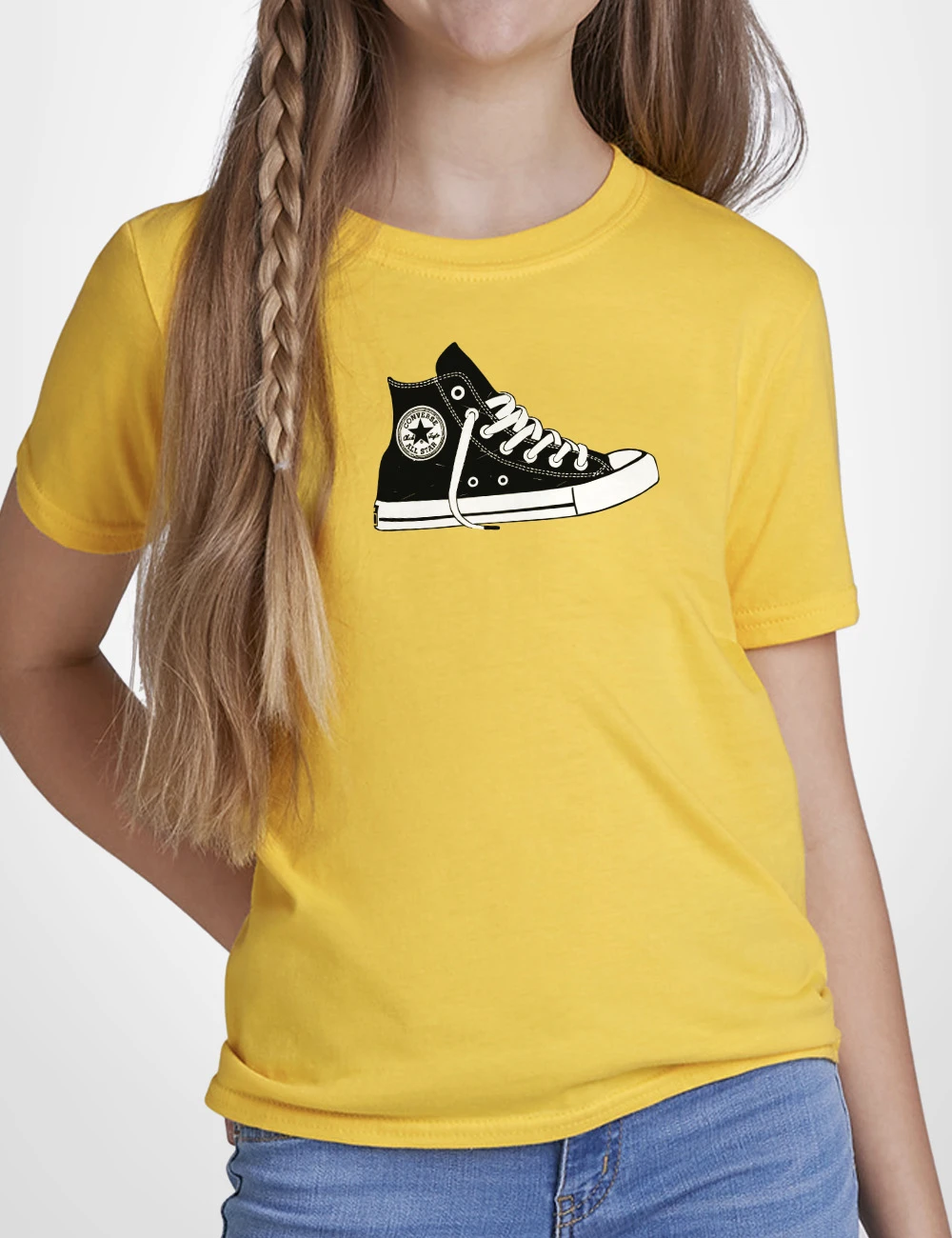 496 ZAPAS CONVERSE CAMISETA NINO AMARILLO B