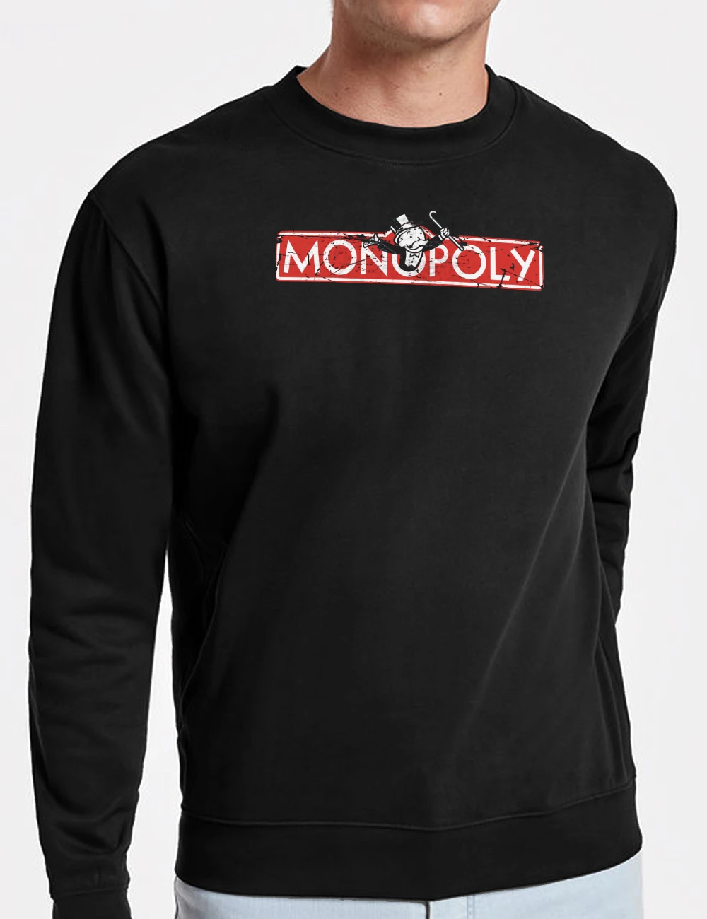 501 MONOPOLY SUDADERA NEGRO A