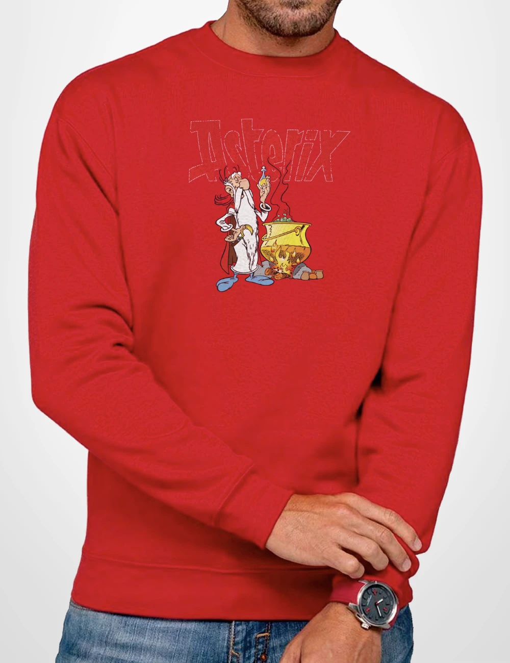 536 PANORAMIX SUDADERA ROJO A