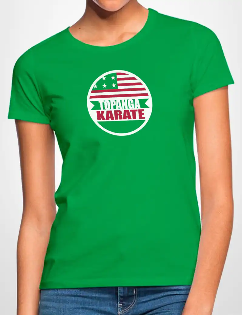 548 TOPANGA KARATE CAMISETA CHICA VERDE A