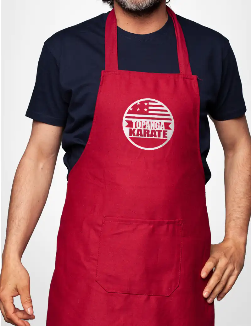 548 TOPANGA KARATE DELANTAL ROJO A