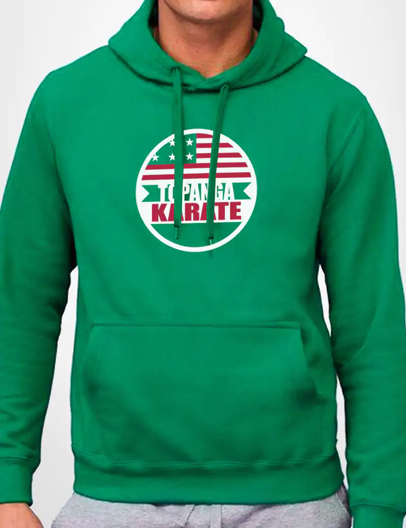 548 TOPANGA KARATE SUDADERA CAPUCHA VERDE A