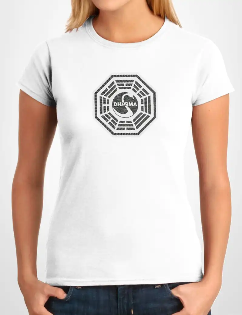 550 DHARMA CAMISETA CHICA BLANCO A