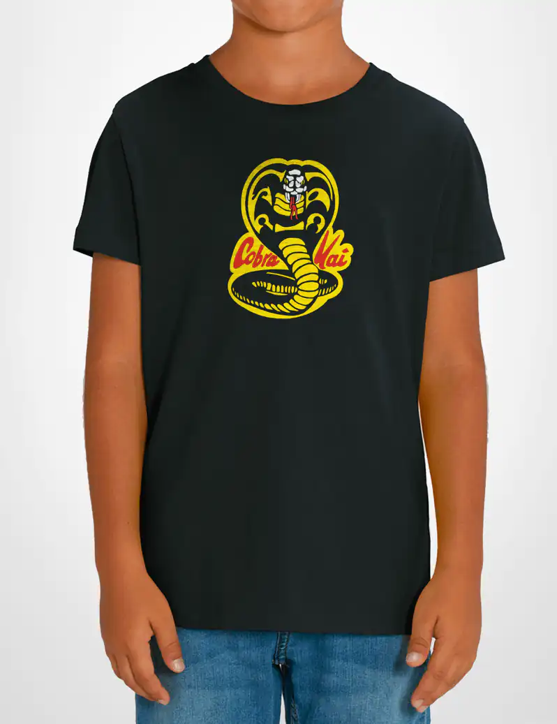 552 COBRA KAI SERPIENTE CAMISETA NINO NEGRO B