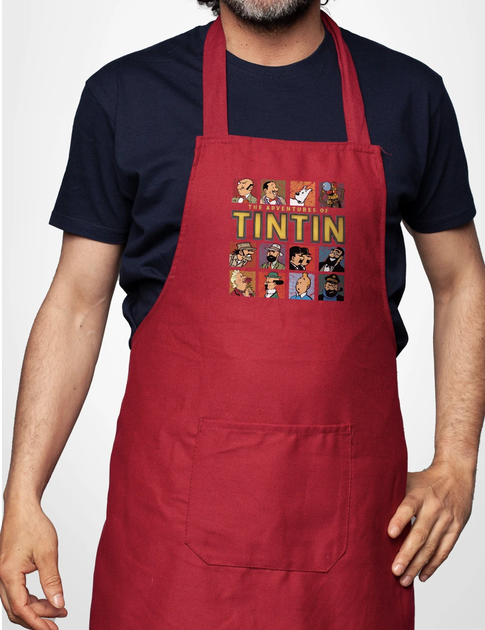 555 TINTIN ALL DELANTAL ROJO A