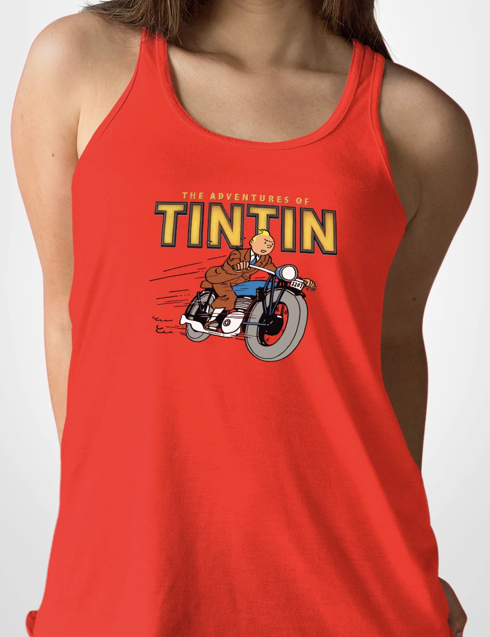 556 TINTIN CAMISETA TIRANTES ROJO A
