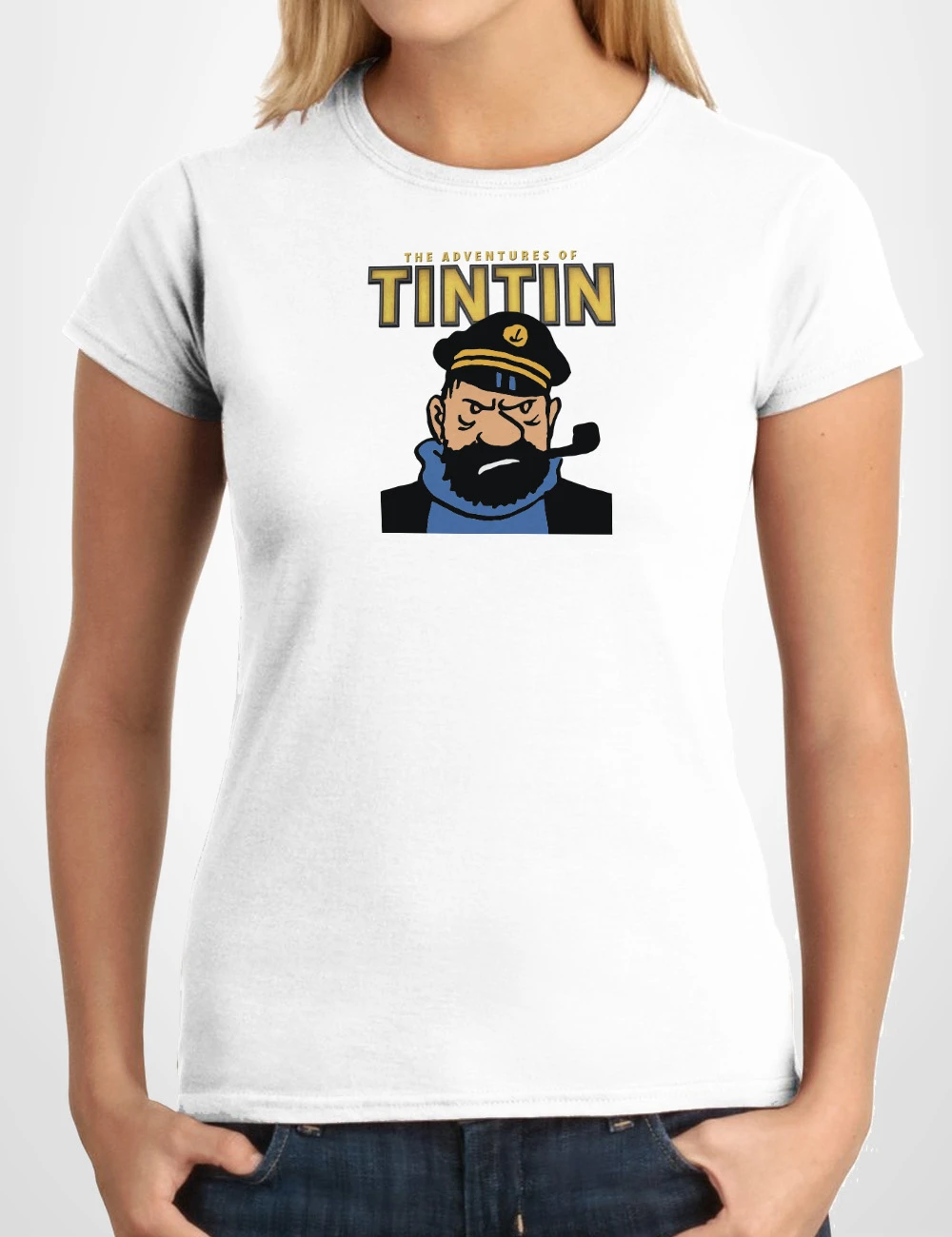 557 HADDOCK CAMISETA CHICA BLANCO A